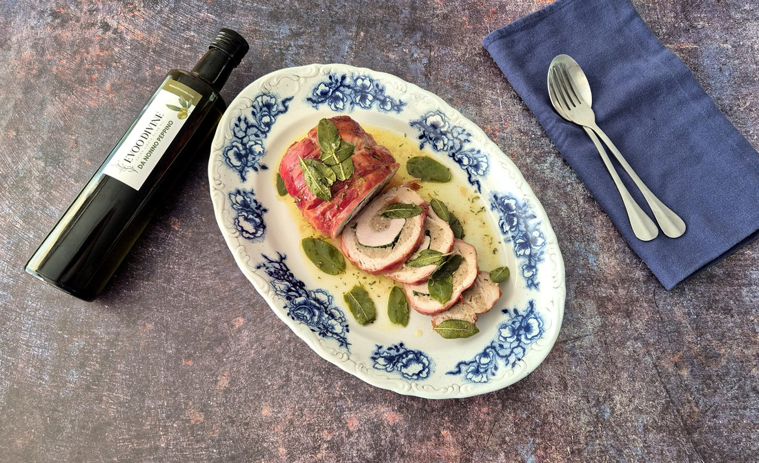 Recept van Culinea: Italiaanse Kalkoenfilet met heerlijke vulling